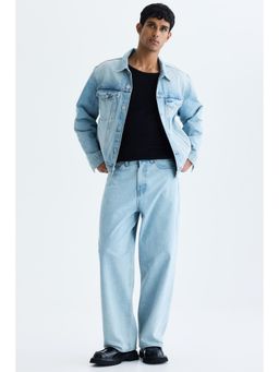 H&M - Men Blue Baggy Jeans