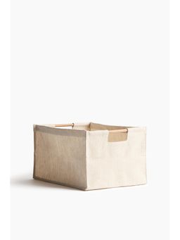 H&M - Beige Jute-Blend Storage Basket