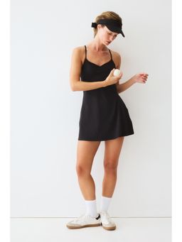 H&M MOVE - Women Black Tennis Dress With Softmovea