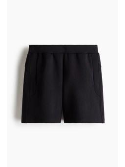 H&M - Men Black Sports Scuba Shorts With Drymove