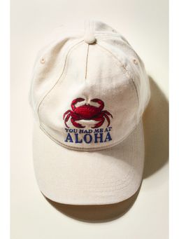 H&M - Women Beige Cotton Twill Cap