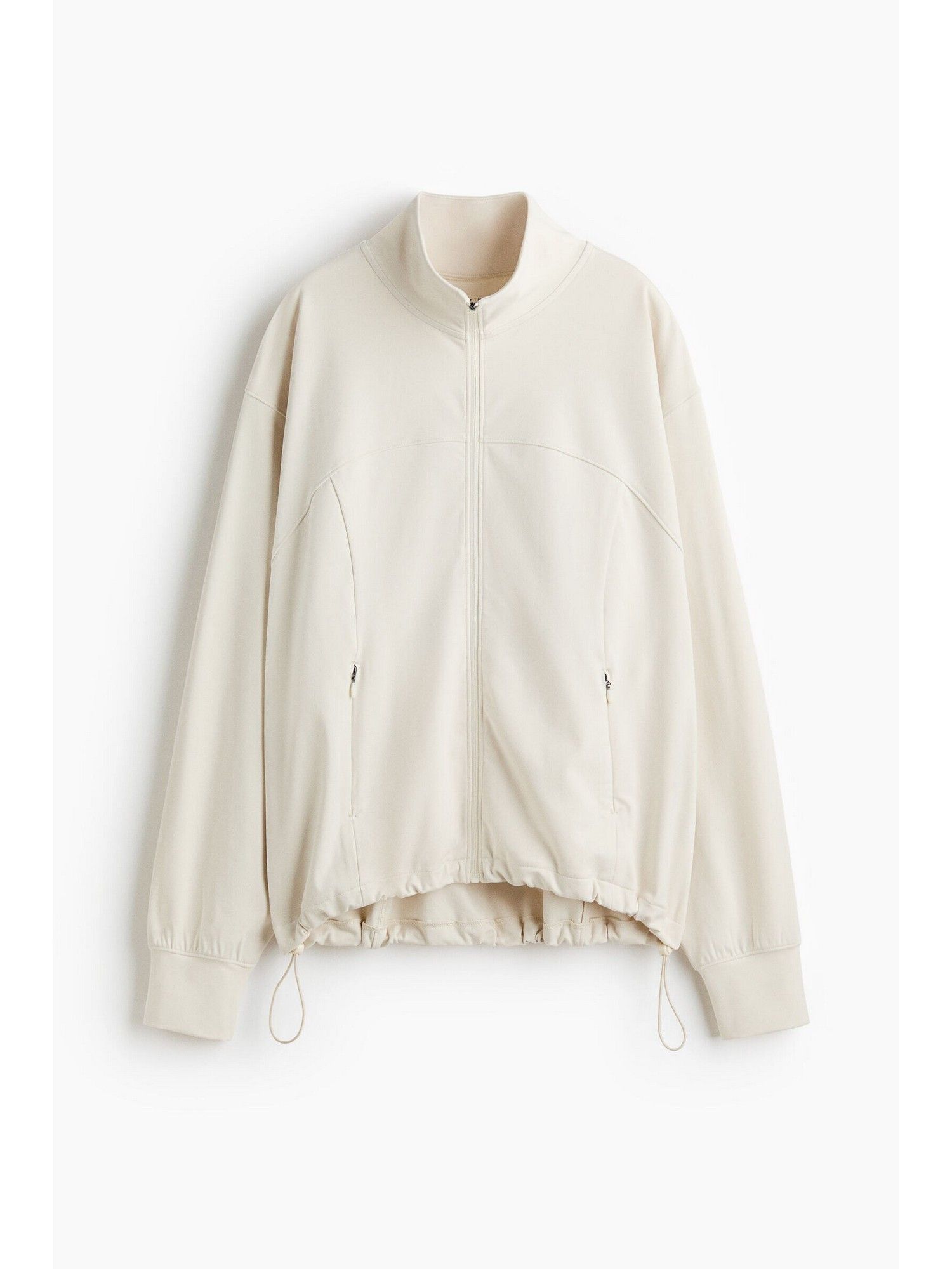 h&m Women White Sports Track Jacket With Softmove-picture-35