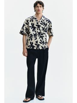 H&M - Men Multi-Color Relaxed Fit Resort Shirt