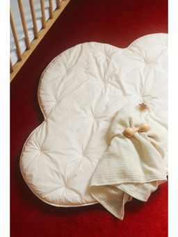 H&M - White Cloud-Shaped Cotton Baby Mat