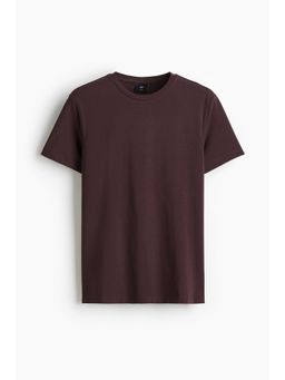 H&M - Men Purple Slim Fit T-Shirt