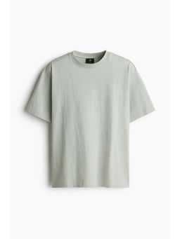 H&M - Men Green Loose Fit T-Shirt