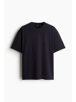 H&M - Men Blue Coolmax Loose Fit T-Shirt
