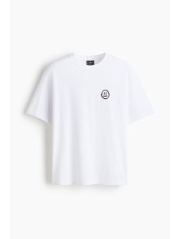 H&M - Men Multi-Color Loose Fit Printed T-Shirt