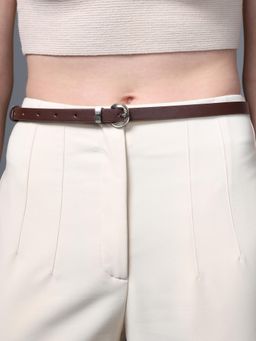 Kazo - Simple Onix Thin Belt- Brown (S)