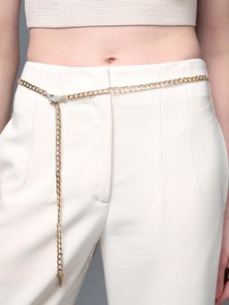 Kazo - Gilded Snake Chain Belt- Gold (S)