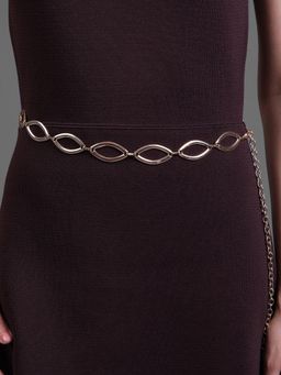 Kazo - Infinity Loop Metal Belt- Gold (S)