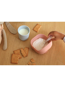 Beaba - Pink Silicone Spoon (6-12 months)