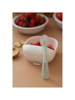 Beaba - Green Silicone Spoons (6-12 months)
