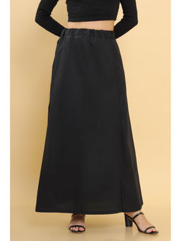 Soch - Women Black Solid/plain Petticoat