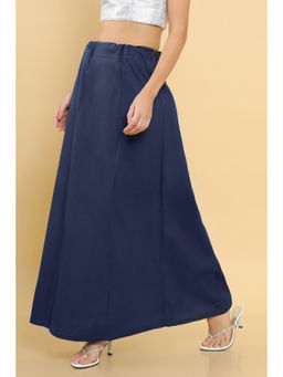 Soch - Women Navy Blue Solid/plain Petticoat