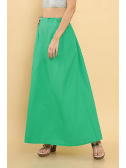 Soch - Women Green Solid/plain Petticoat
