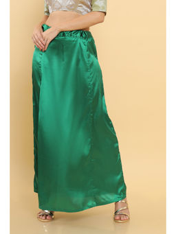 Soch - Women Green Solid/plain Petticoat