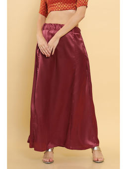 Soch - Women Maroon Solid/plain Petticoat