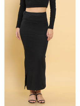 Soch - Women Black Solid/plain Petticoat