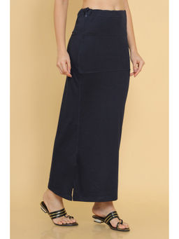 Soch - Women Navy Blue Solid/plain Petticoat