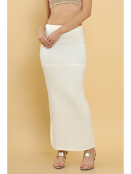 Soch - Women White Solid/plain Petticoat