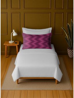 Mayfair Homes London - 100% Luxury Cotton Single Bedsheet With 1 Printed Pillow cover Red