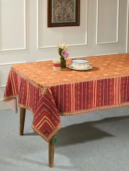 Fabindia - Yellow Farsi Printed Cotton Table Cover