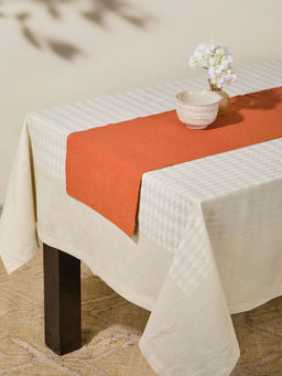 Fabindia - Orange Prithi Woven Table Runner