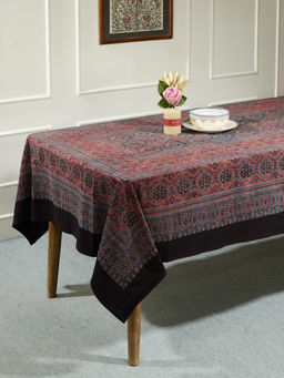 Fabindia - Navy Blue Maitri Ajrakh Cotton Printed Table Cover