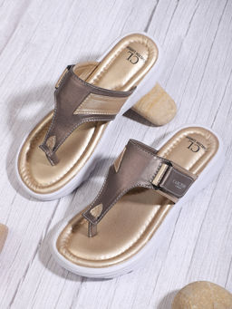 Carlton London - Solid Copper Flipflops