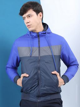 LOCOMOTIVE - Men Multi-Color Polyester Colorblock Puffer