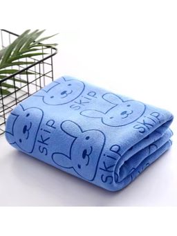 Black Gold - Microfiber Premium Bath Towels 400 Gsm Blue (L)