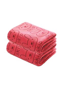 Black Gold - Microfiber Premium Bath Towels 400 Gsm Orange (Pack of 2) (L)