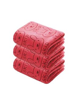 Black Gold - Microfiber Premium Bath Towels 400 Gsm Orange (Pack of 3) (L)