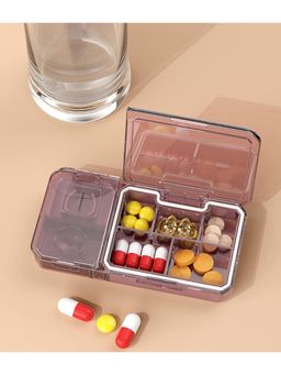 House of Quirk - Pill Cutter Purse Medicine Container For Cutting Vitamins Tablets