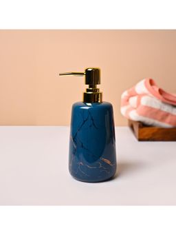 Voncasa - Von Casa Soap Dispenser Ceramic Blue & Gold