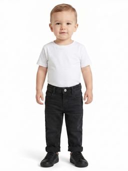 MINI KLUB - Boys Black Cotton Jeans