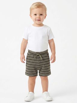 MINI KLUB - Boys Olive Cotton Shorts