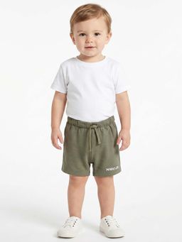 MINI KLUB - Boys Olive Cotton Shorts
