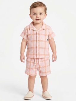 MINI KLUB - Boys Multi-Colour Cotton Shirt and Shorts