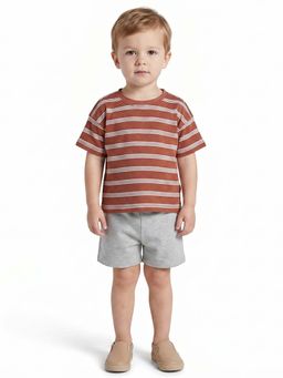 MINI KLUB - Boys Red Cotton T-Shirt