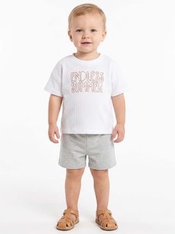 MINI KLUB - Boys White Cotton T-Shirt