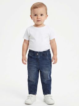 MINI KLUB - Girls Blue Cotton Jeans