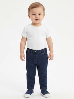MINI KLUB - Girls Blue Cotton Jeans