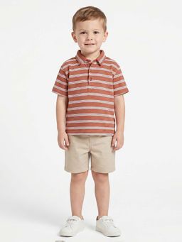 MINI KLUB - Boys Multi-Colour Cotton Polo T-shirt