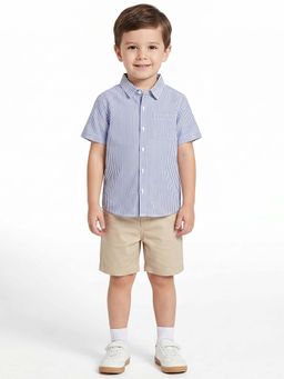 MINI KLUB - Boys Blue Cotton Shirt