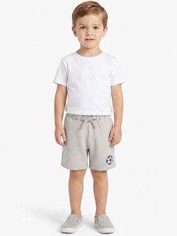 MINI KLUB - Boys Grey Cotton Shorts