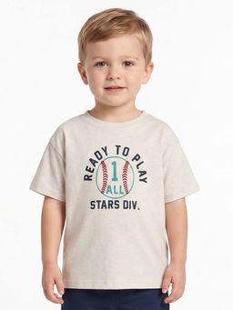 MINI KLUB - Boys Cream Cotton T-Shirt