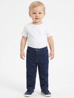 MINI KLUB - Girls Blue Cotton Jeans