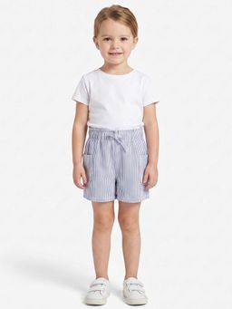 MINI KLUB - Girls Blue Cotton Shorts